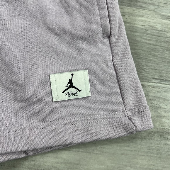 Air Jordan Bi-Color Terry‎ Fleece Shorts Lilac Purple DX0391-532 Women's Medium - Picture 8 of 10